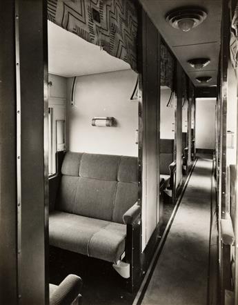 (TRAIN TRAVEL--THE SOUTHWEST) An album with 22 photographs of the sleek Santa Fe Railroad Super Chief train.